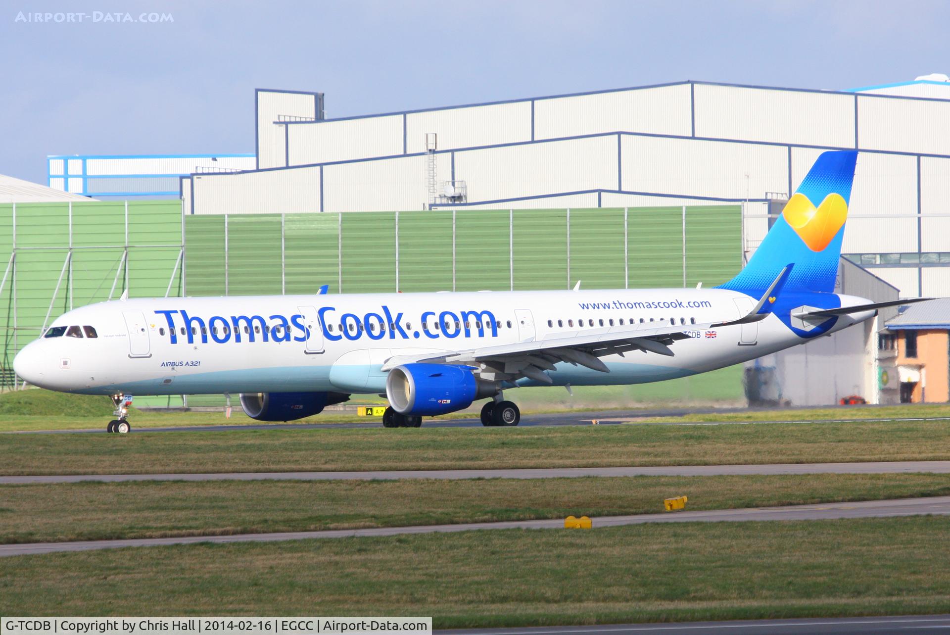 G-TCDB, 2013 Airbus A321-211 C/N 5603, Thomas Cook