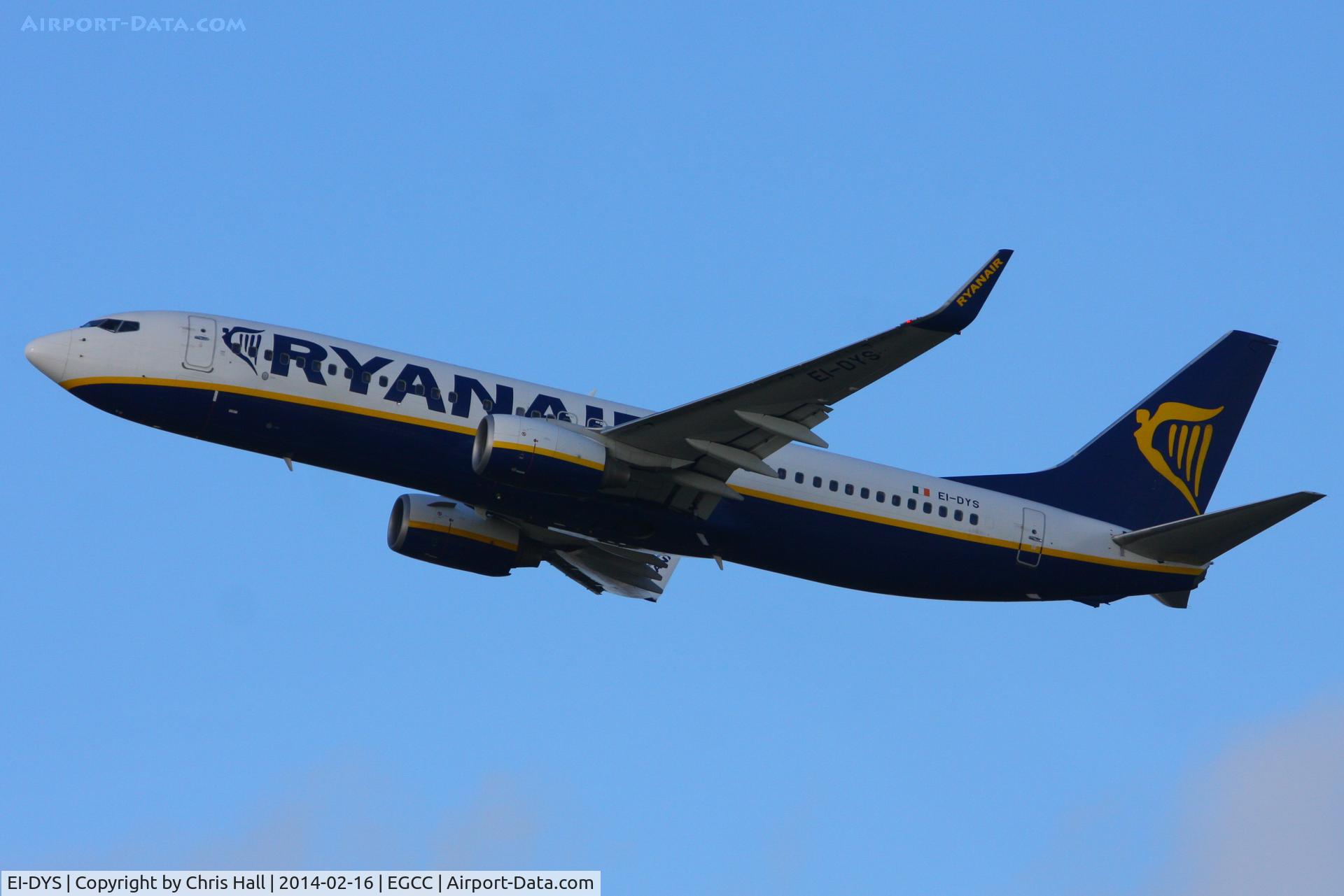 EI-DYS, 2008 Boeing 737-8AS C/N 37514, Ryanair