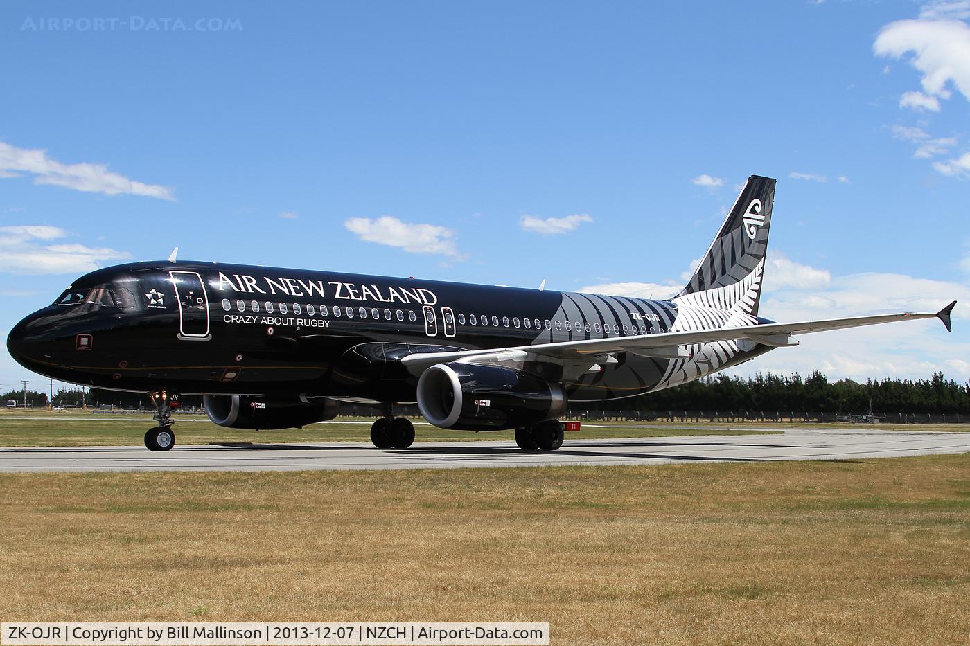 ZK-OJR, 2011 Airbus A320-232 C/N 4884, taxiing from 29
