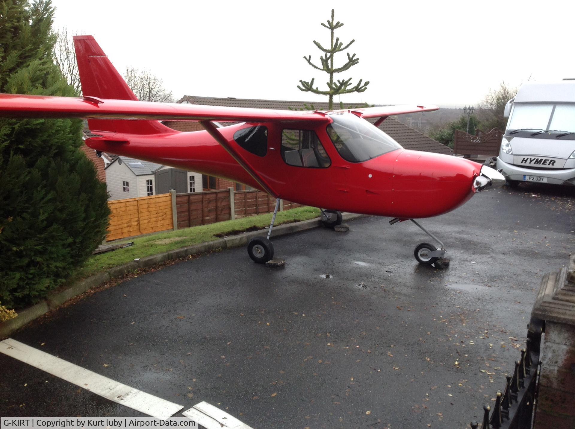 G-KIRT, 2013 Glasair GlaStar C/N LAA 295-15189, On my drive and ready for first flight
