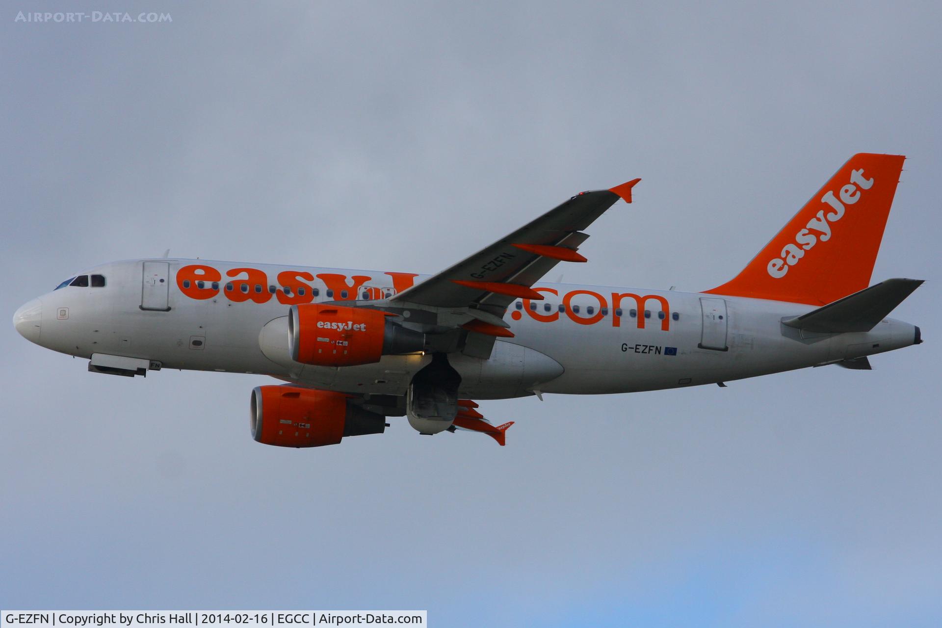 G-EZFN, 2009 Airbus A319-111 C/N 4076, easyJet