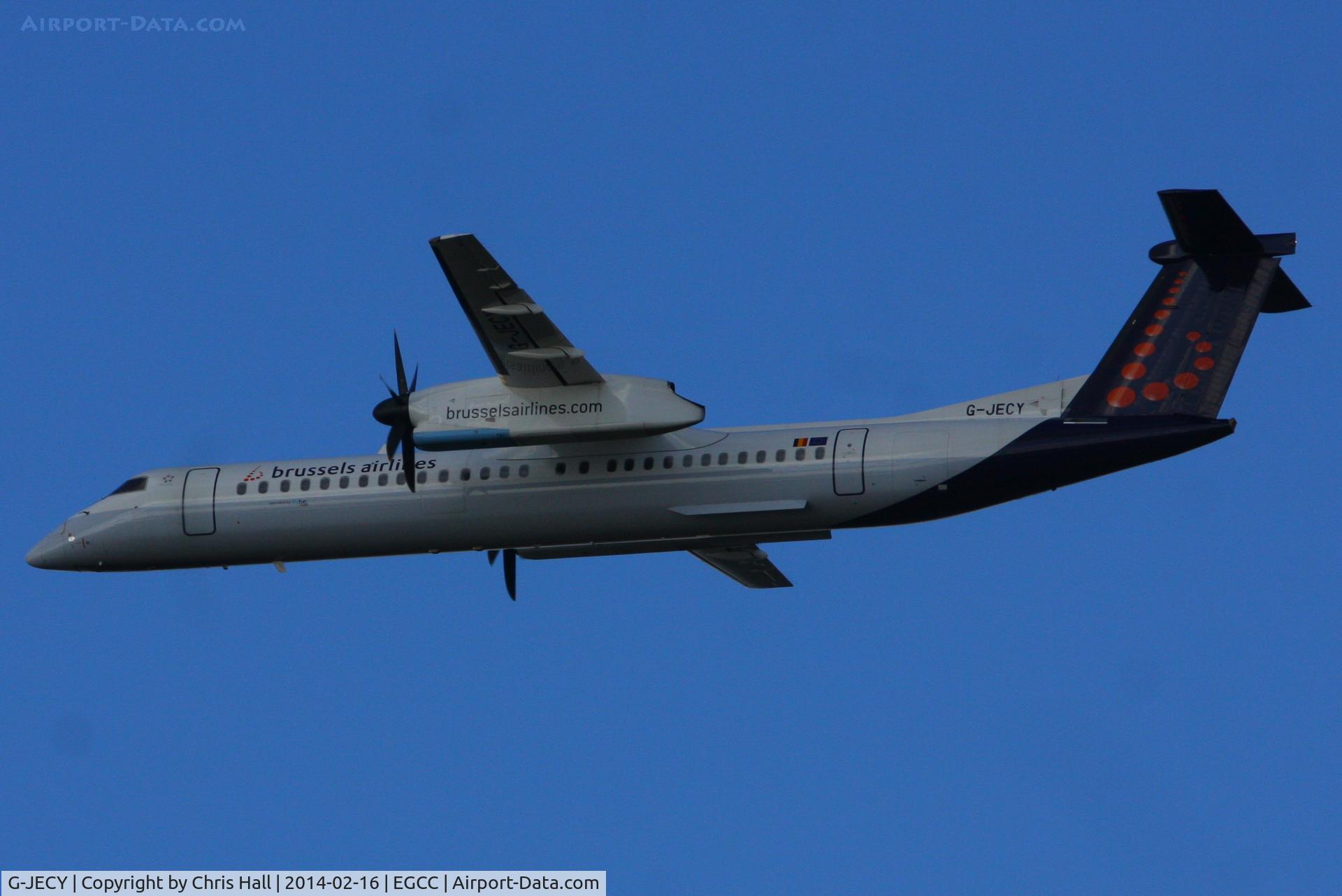 G-JECY, 2007 De Havilland Canada DHC-8-402Q Dash 8 C/N 4157, Brussels Airlines