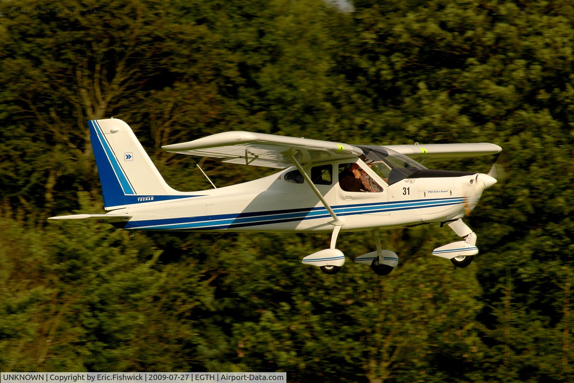 UNKNOWN, Miscellaneous Various C/N unknown, No.31 - Tecnam P92 Echo Super - Tour de France ULM 2009 - Anniversaire Louis Bleriot. (reg'n. not known)