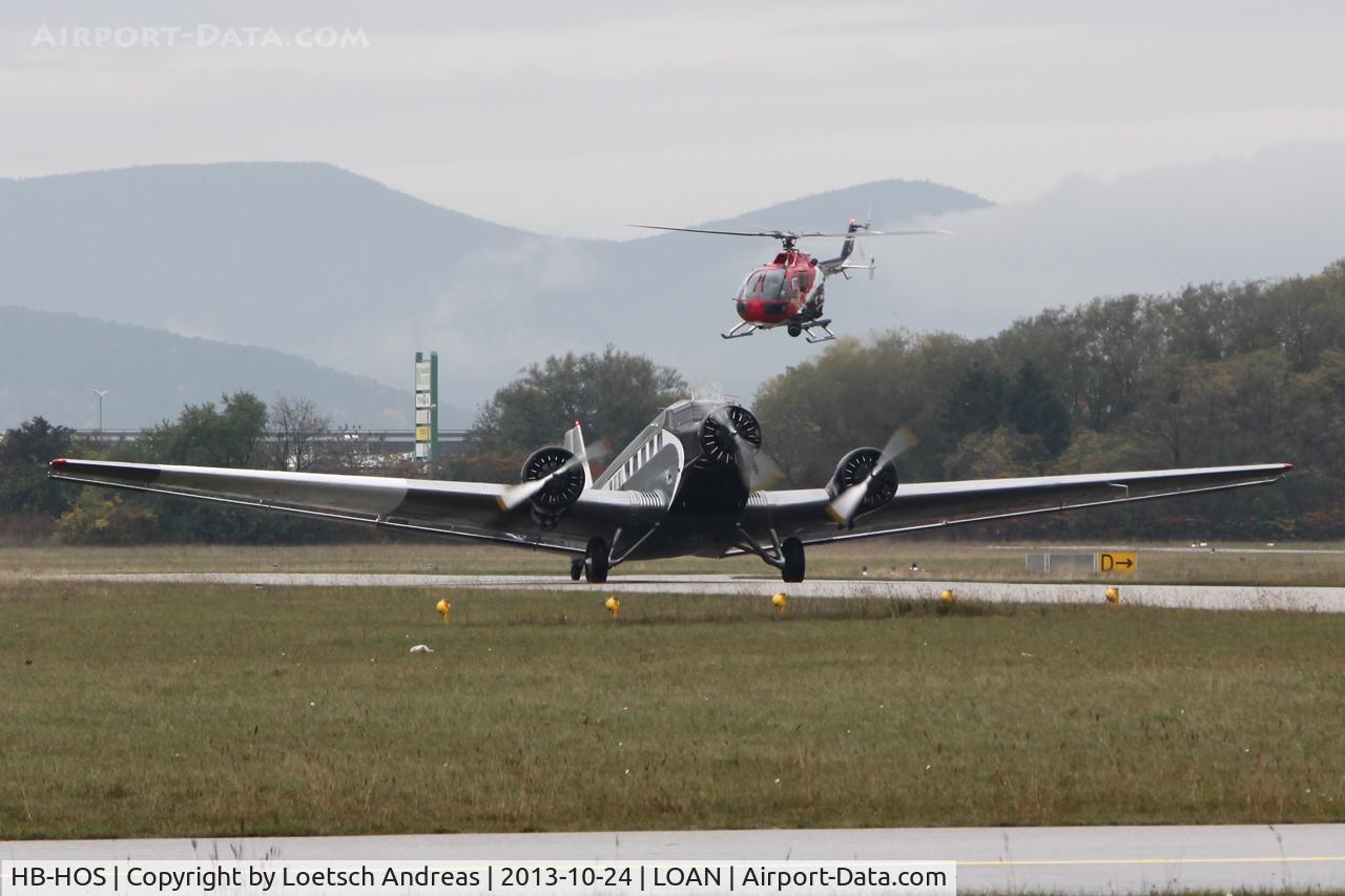 HB-HOS, 1939 Junkers Ju-52/3m g4e C/N 6580, JU-52 Ju-Air