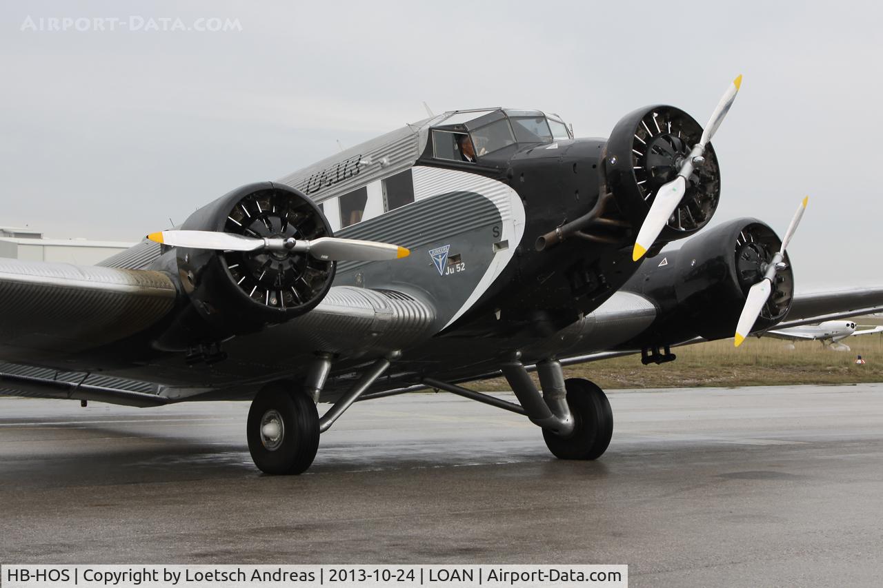 HB-HOS, 1939 Junkers Ju-52/3m g4e C/N 6580, Junkers JU-52