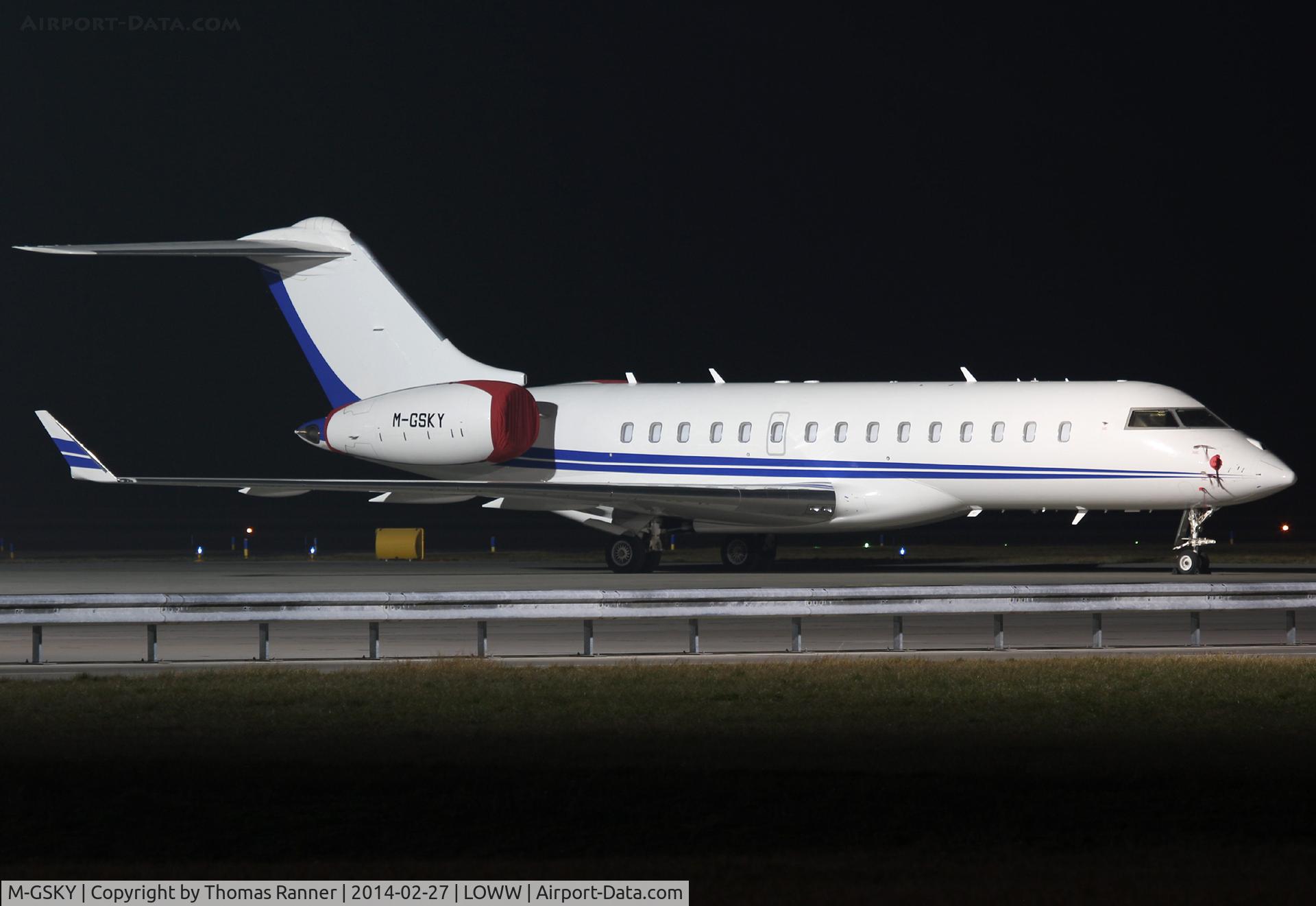 M-GSKY, 2010 Bombardier BD700-1A10 Global Express C/N 9420, Private Global Express