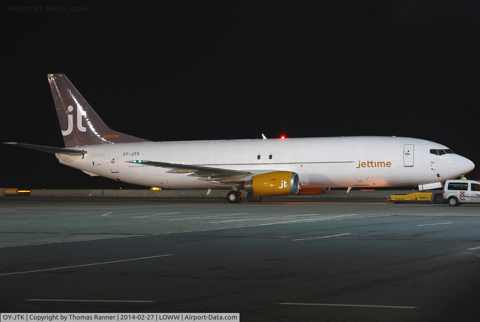 OY-JTK, 1990 Boeing 737-4Y0 C/N 24903, Jettime Boeing 737