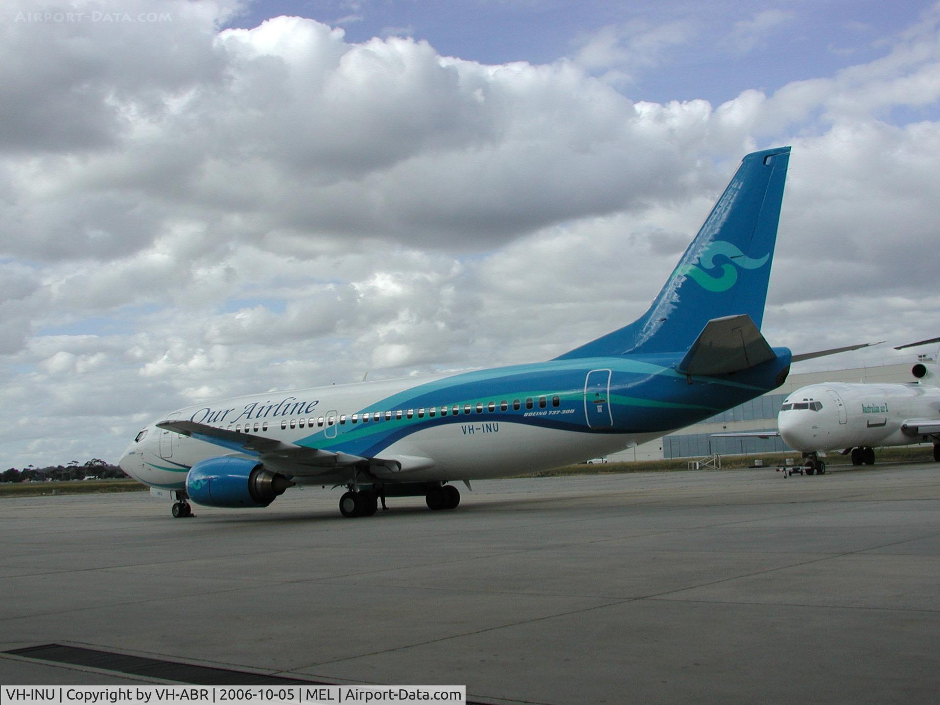 VH-INU, 1987 Boeing 737-3Y0 C/N 23684, Prior to entry into service for Our Airline