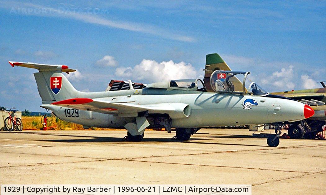 1929, Aero L-29 Delfin C/N 691929, Aero Vodochody L-29 Delfin [691929] (Slovak Air Force) Malacky~OM 21/06/1996