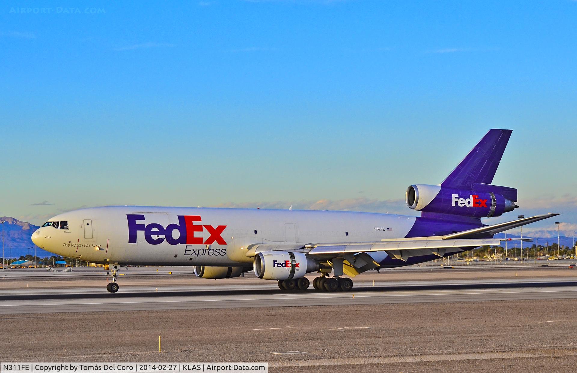 N311FE, 1975 McDonnell Douglas DC-10-30F C/N 46871, N311FE Federal Express (FedEx) 1975 McDonnell Douglas MD-10-30F - cn 46871 / ln 219  