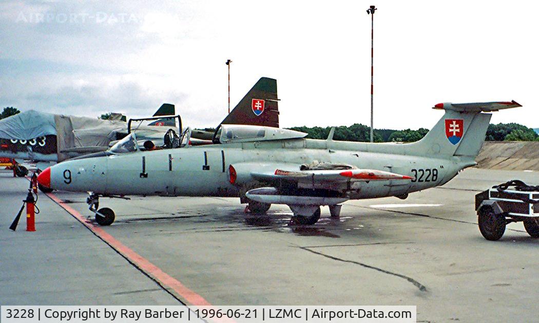 3228, Aero L-29 Delfin C/N 993228, Aero Vodochody L-29 Delfin [993228] (Slovak Air Force) Malacky~OM 21/06/1996