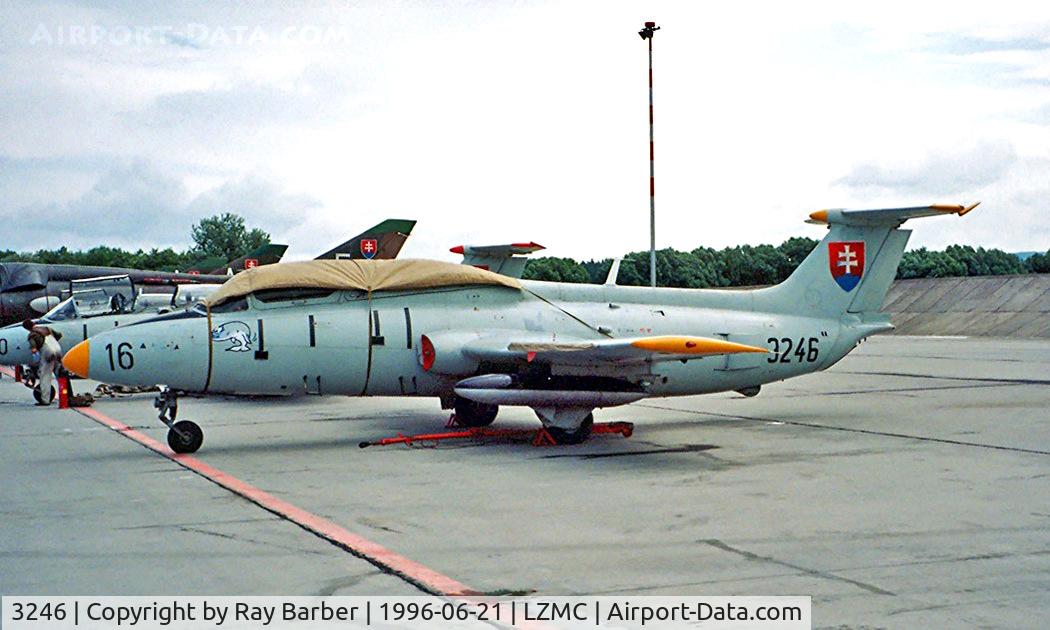 3246, Aero L-29 Delfin C/N 993246, Aero Vodochody L-29 Delfin [993246] (Slovak Air Force) Malacky~OM 21/06/1996