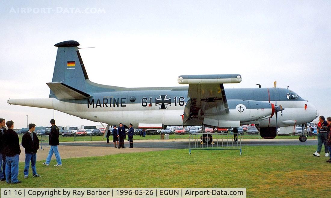 61 16, Breguet 1150 Atlantic C/N 32, Breguet BR-1150 Atlantic [32] (German Navy) RAF Mildenhall~G 26/05/1996