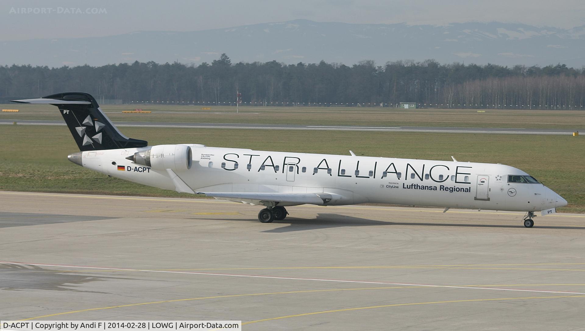 D-ACPT, 2003 Canadair CRJ-701ER (CL-600-2C10) Regional Jet C/N 10103, Lufthansa Regional (CityLine) Canadair Regional Jet CRJ-701ER