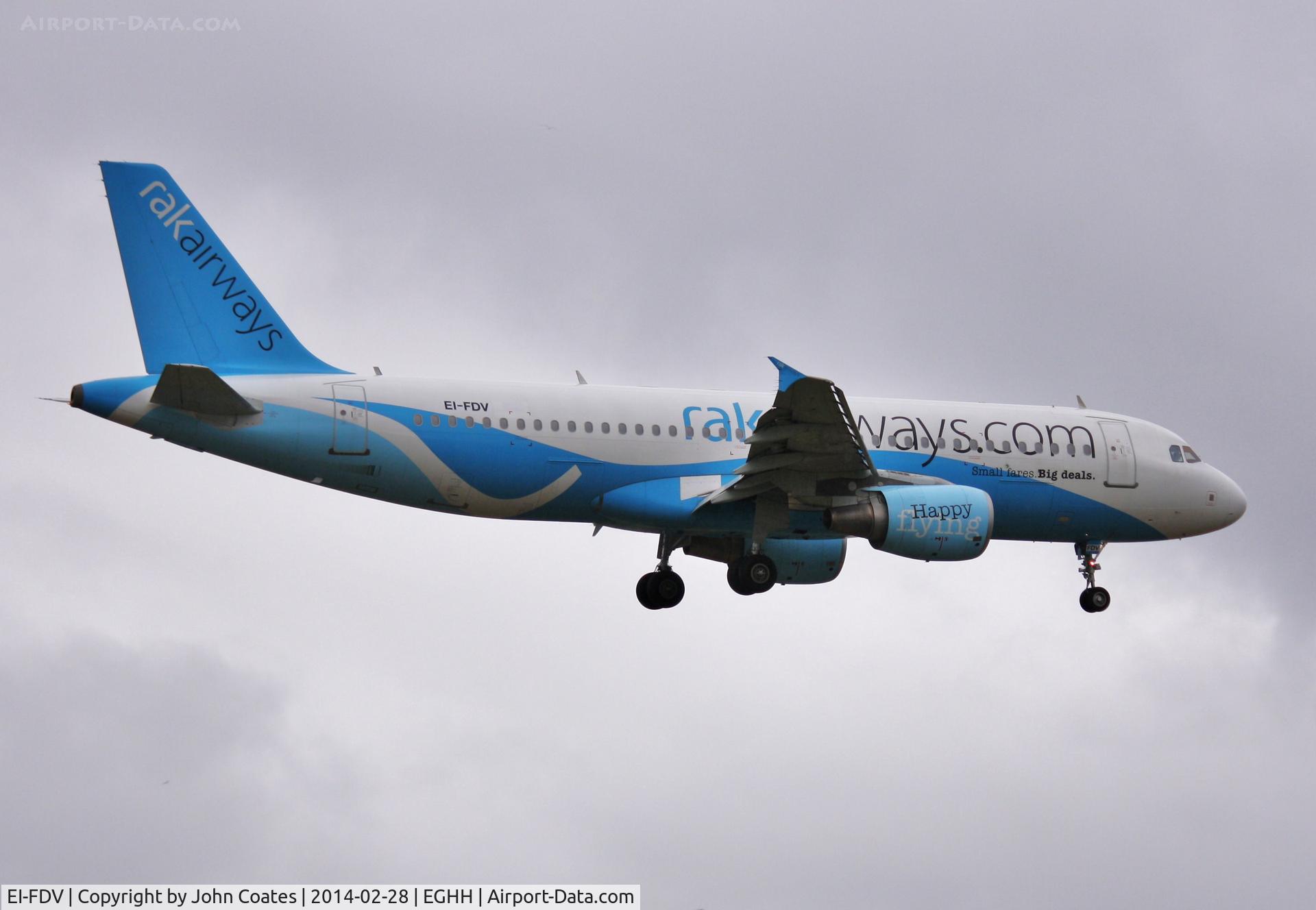 EI-FDV, 2004 Airbus A320-214 C/N 2158, ex A6-RKC arriving for repaint
