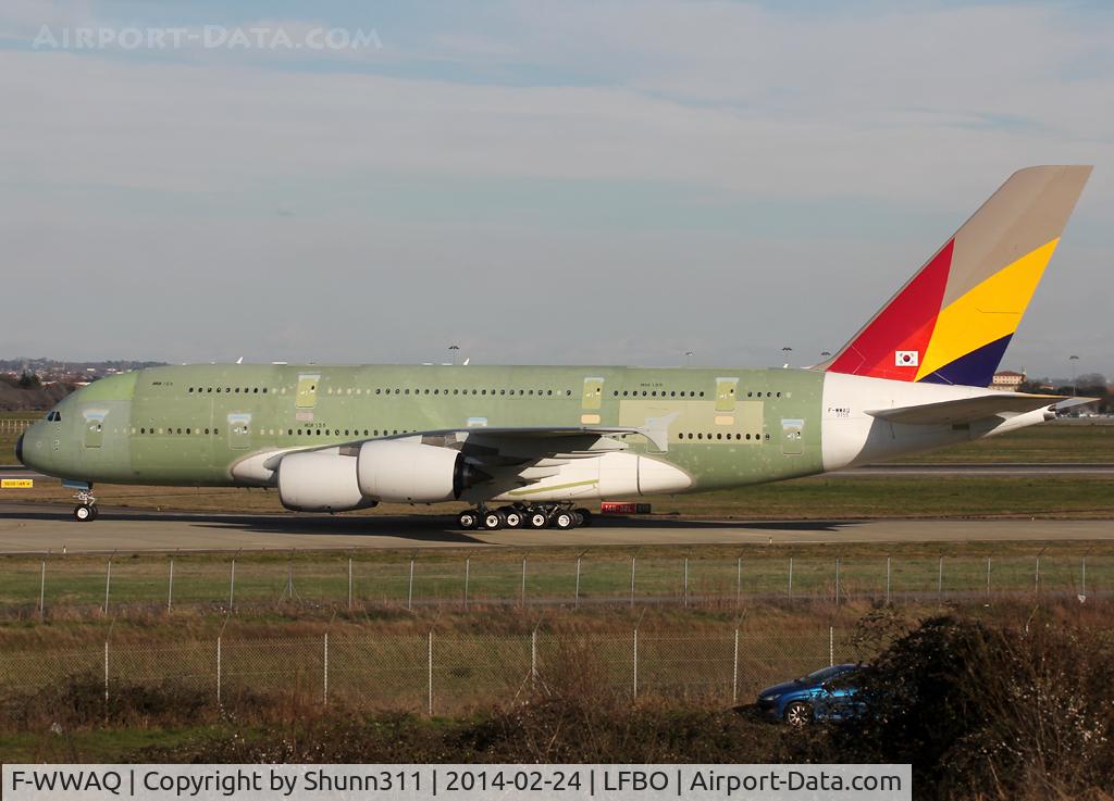 F-WWAQ, 2013 Airbus A380-841 C/N 155, C/n 0155 - For Asiana Airlines