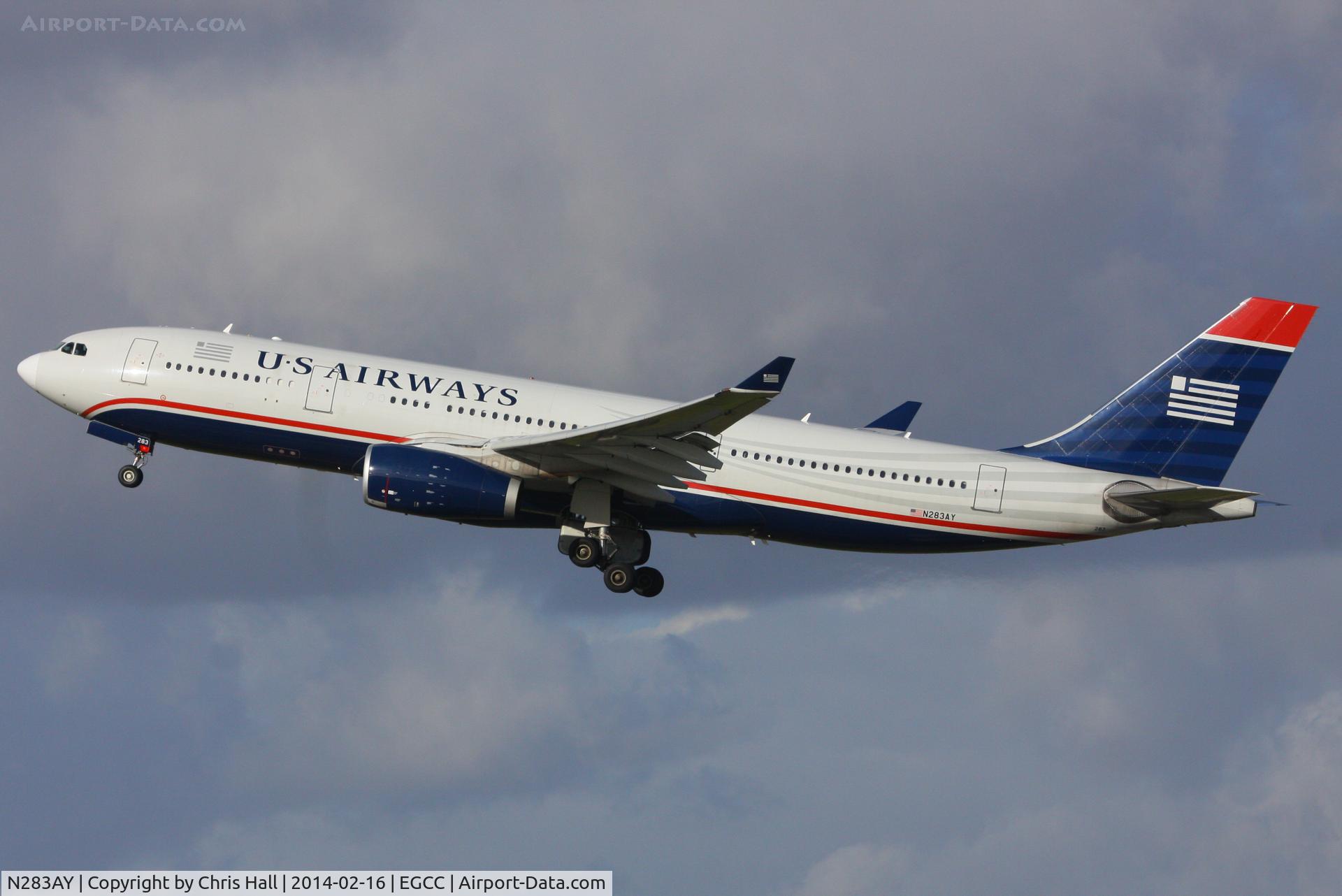 N283AY, 2009 Airbus A330-243 C/N 1076, US Airways