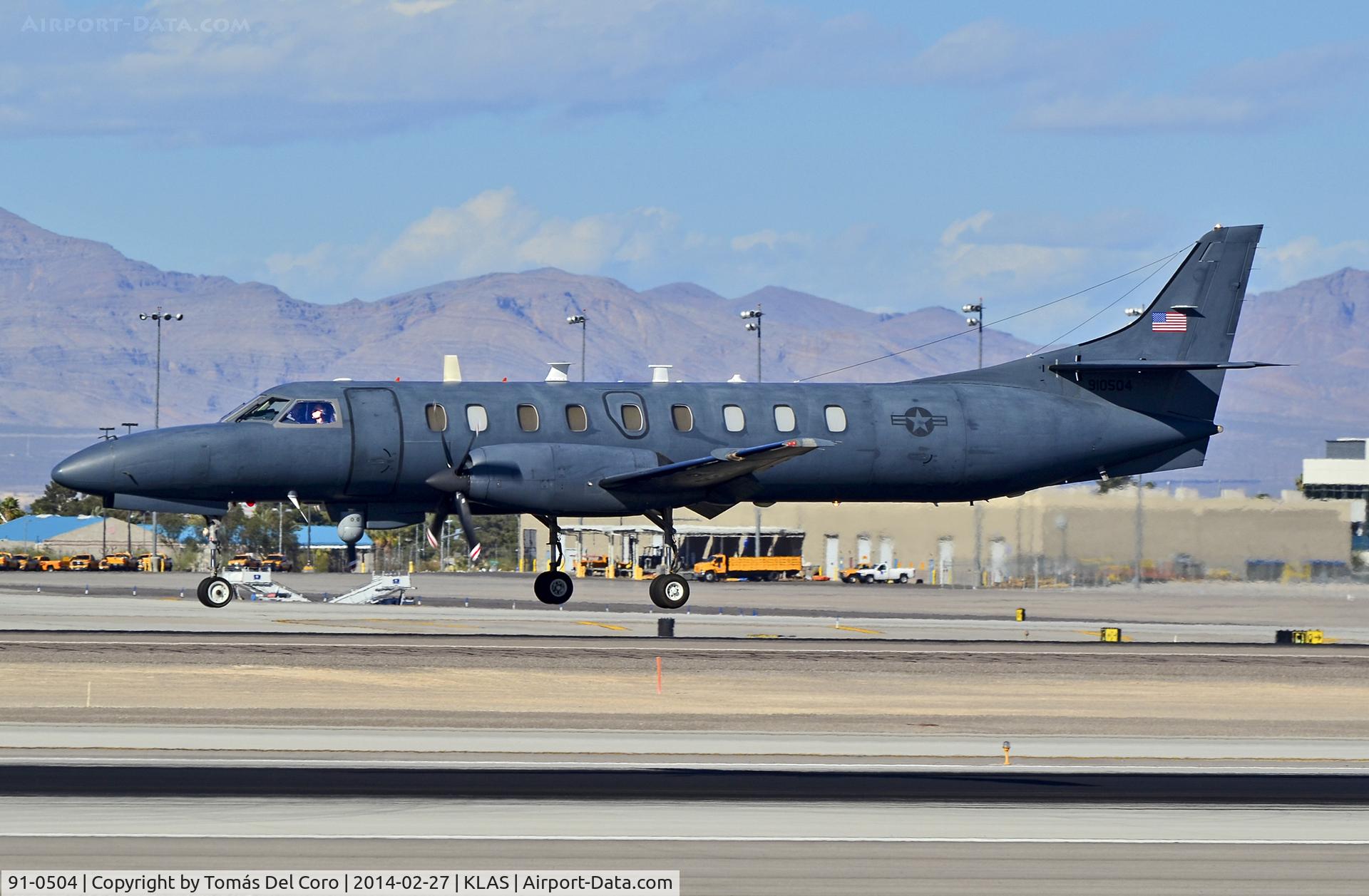 91-0504, 1992 Fairchild RC-26B Condor C/N DC-803M, RC-26 Metroliner III 910504

Las Vegas - McCarran International (LAS / KLAS)
USA - Nevada, February 27, 2014
Photo: Tomás Del Coro