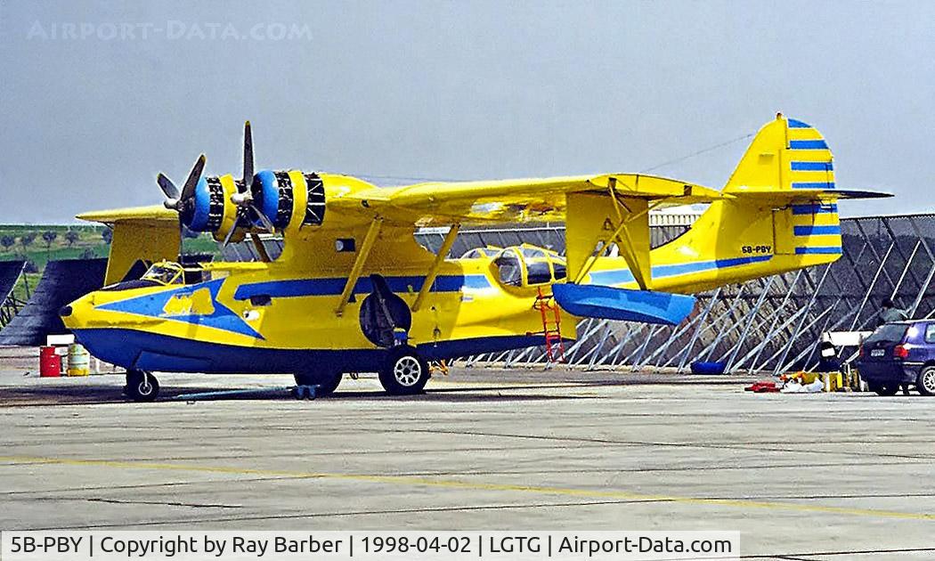 5B-PBY, Consolidated (Canadian Vickers) PBV-1A Canso A C/N CV-333, Canadair-Vickers PBV-1A Canso [CV-333] (Athenian Airlift Services Ltd) Tanagra~SX 02/04/1998