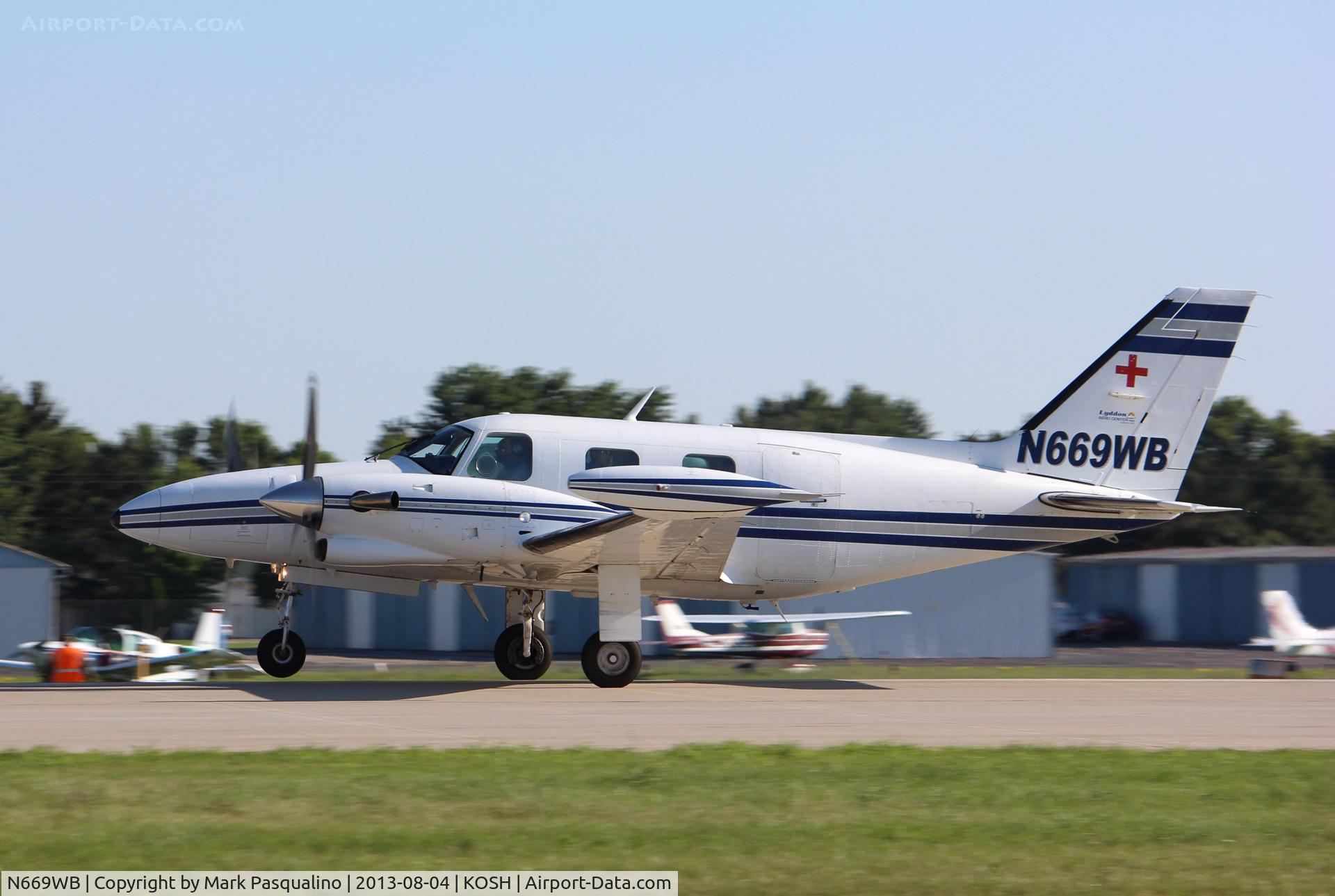 N669WB, 1980 Piper PA-31T1 Cheyenne 1 C/N 31T-8004018, Piper PA-31T1
