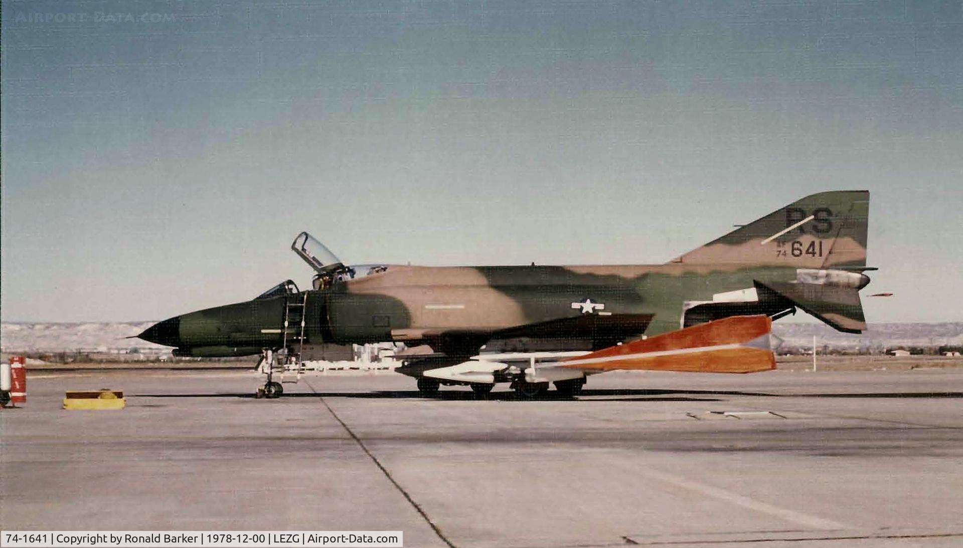 74-1641, 1974 McDonnell Douglas F-4E Phantom C/N 4881, 86 TFW F-4E Carrying 