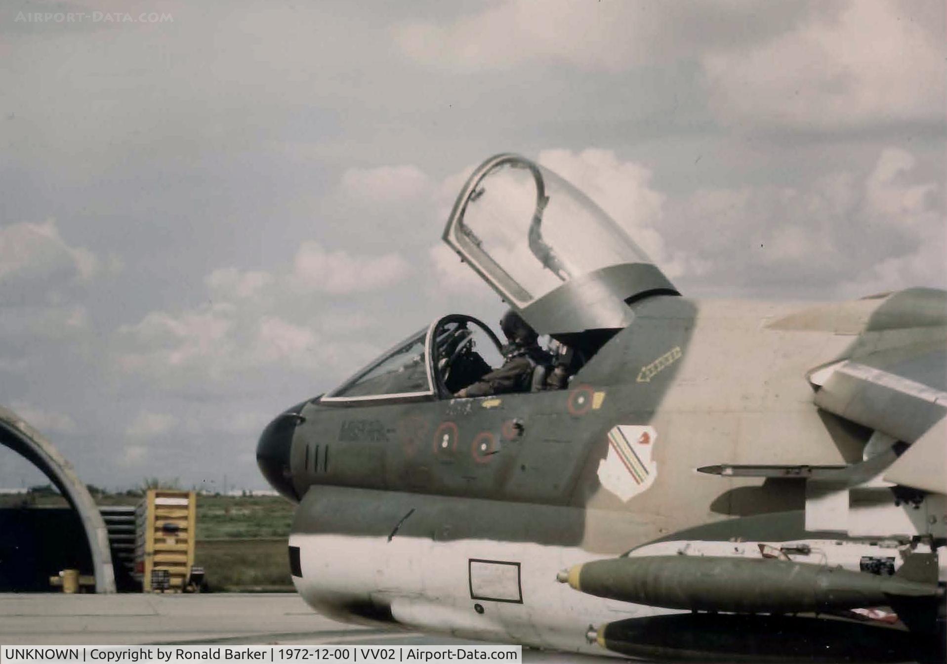 UNKNOWN, Miscellaneous Various C/N unknown, 354 TFW A-7D operating out of Bien Hoa, AB, SVN in Dec 1972.  Carrying a load of Mk-82 500 pound bombs.