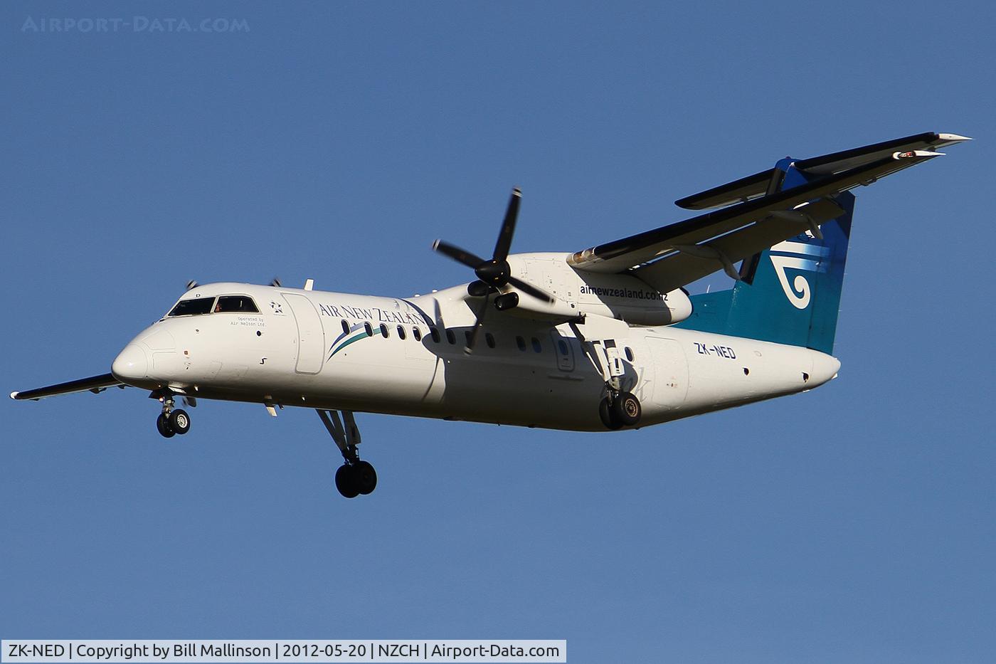 ZK-NED, 2005 De Havilland Canada DHC-8-311 Dash 8 C/N 617, finals to 20