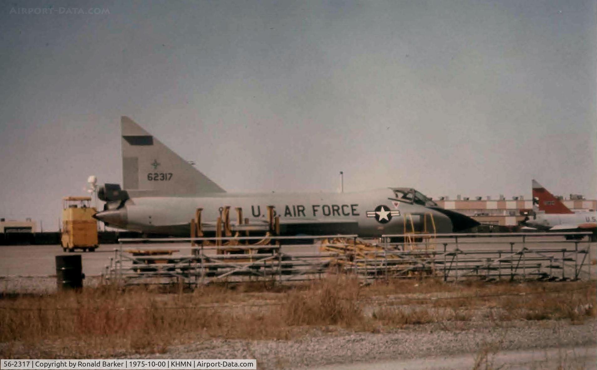56-2317, 1956 Convair TF-102A Delta Dagger C/N Not found 56-2317, Two seat F-102 Holloman