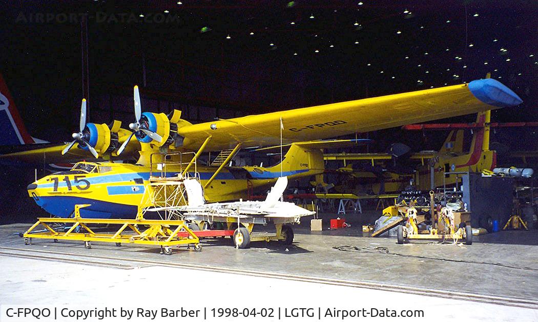 C-FPQO, 1943 Consolidated (Canadian Vickers) PBV-1A Canso A C/N 427, Canadian-Vickers PBV-1A Canso A [CV-427] Tanagra~SX 02/04/1998. Coded 715