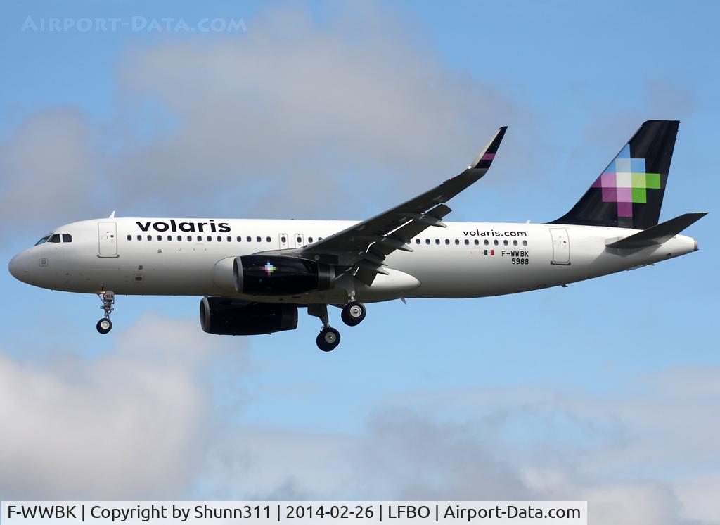 F-WWBK, 2014 Airbus A320-233 C/N 5988, C/n 5988 - To be XA-VLB