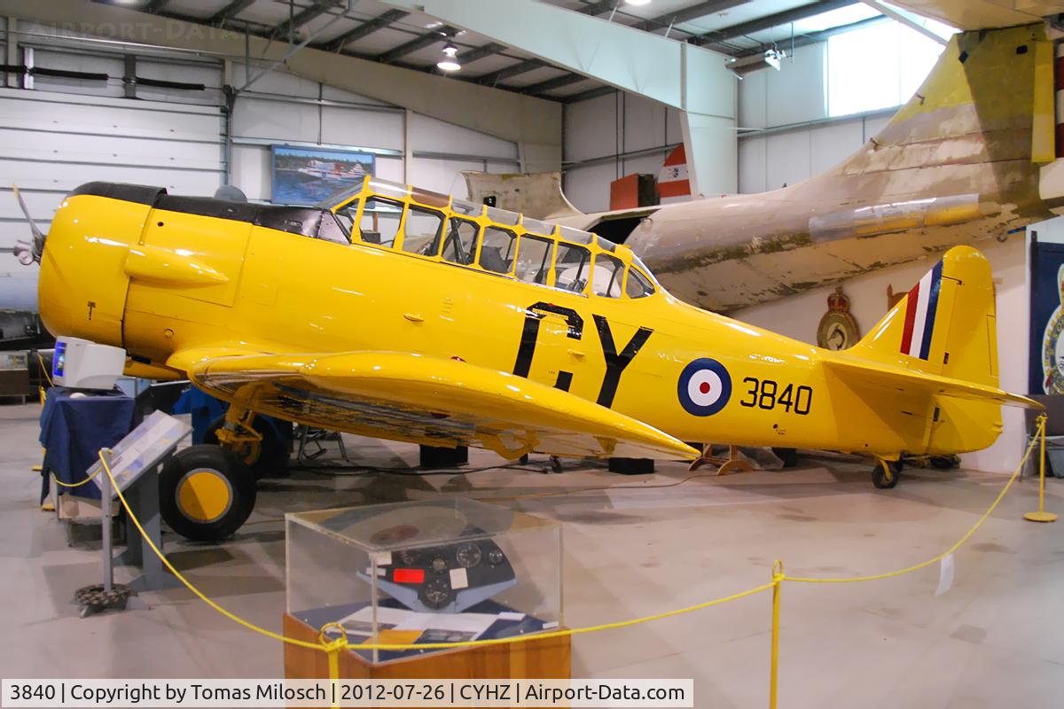 3840, Noorduyn AT-16 Harvard II C/N 81-4107, Atlantic Canada Aviation Museum