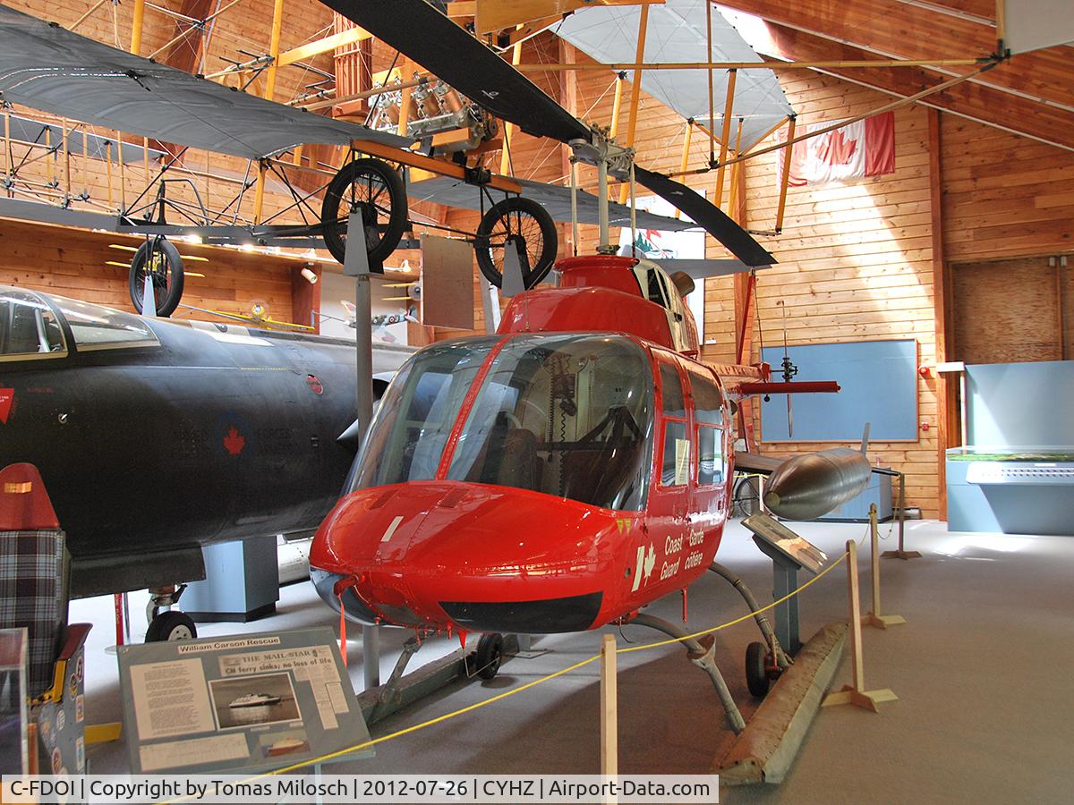 C-FDOI, Bell 206B JetRanger II C/N 3980, Atlantic Canada Aviation Museum