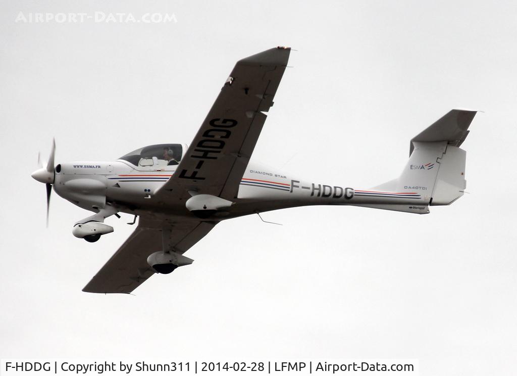 F-HDDG, 2006 Diamond DA-40D Diamond Star C/N D4.180, Go around above rwy 33...