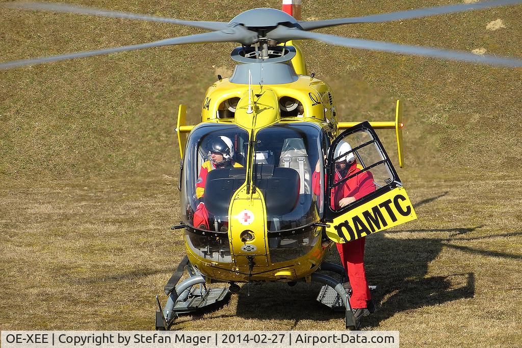 OE-XEE, Eurocopter EC-135T-1 C/N 97, Christopherus 16 at LKH Bruck / Mur