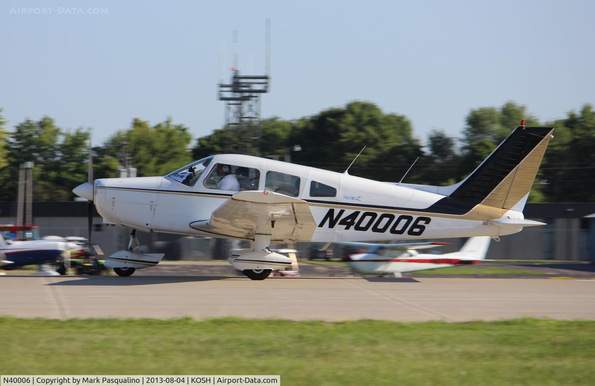 N40006, 1977 Piper PA-28-161 C/N 28-7716314, Piper PA-28-161