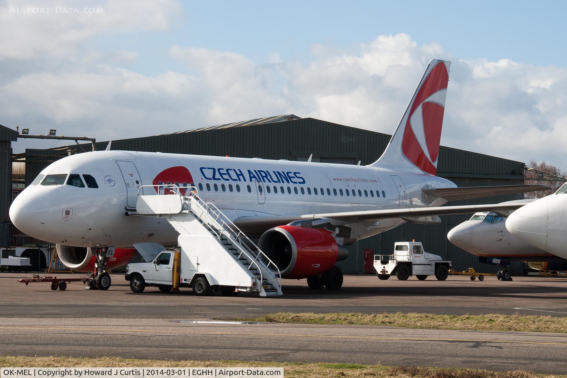 OK-MEL, 2007 Airbus A319-112 C/N 3094, Now in new CSA colours - rolled out today.