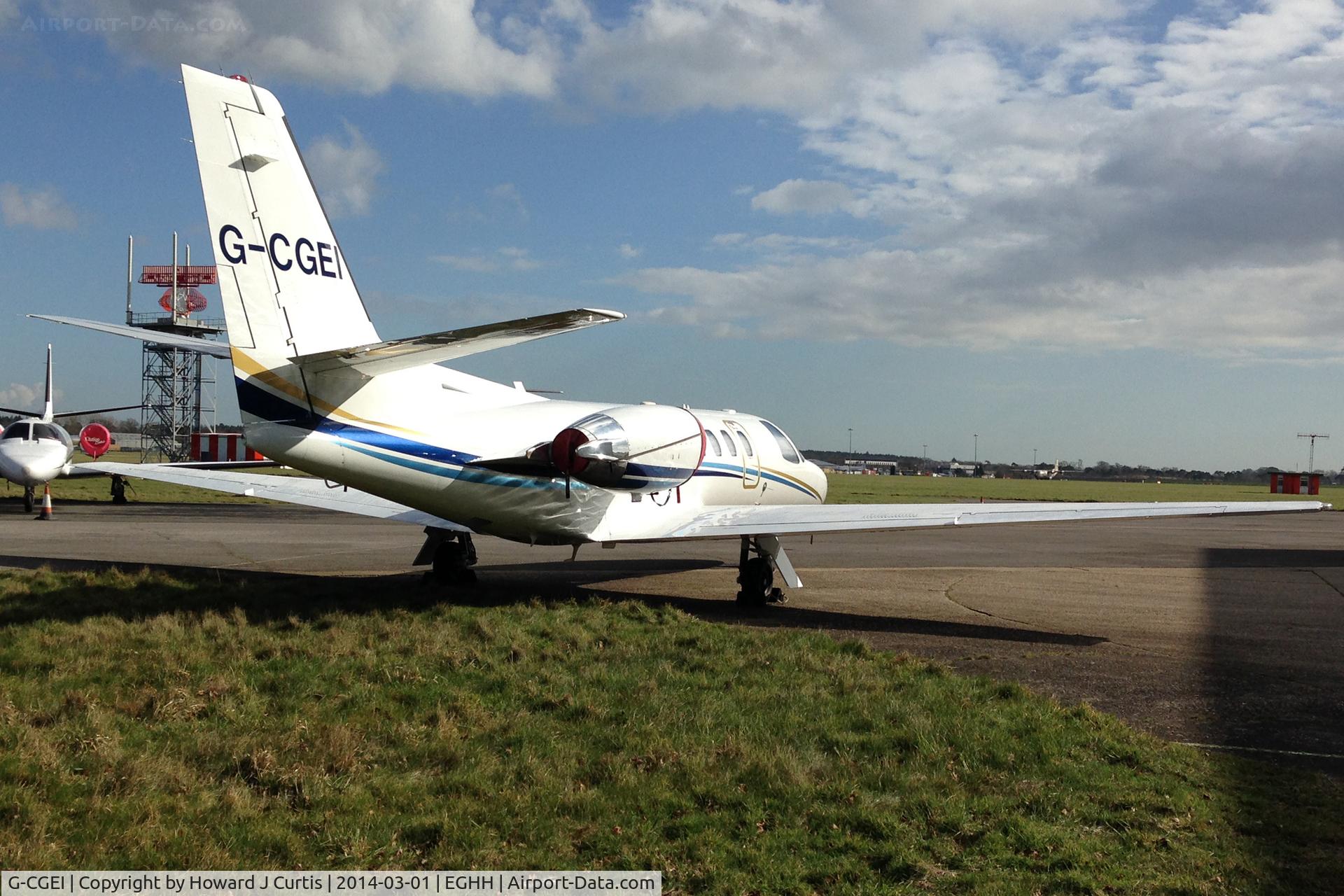 G-CGEI, 2000 Cessna 550 Citation Bravo C/N 550-0951, Privately owned.