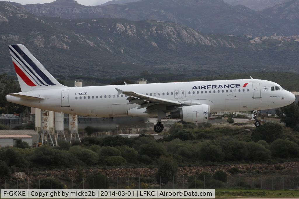 F-GKXE, 2002 Airbus A320-214 C/N 1879, Landing