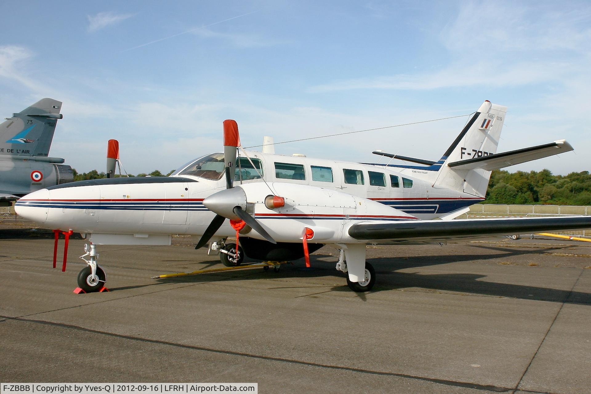 F-ZBBB, Reims F406 Vigilant C/N F406-0039, French Custom Service Reims-Cessna F406 Vigilant, Static Display, Lann Bihoué Naval Air Base (LFRH - LRT) Open day 2012