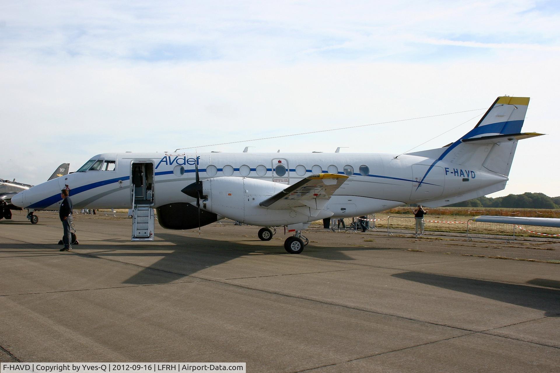 F-HAVD, 1993 British Aerospace Jetstream 4101 C/N 41022, British Aerospace Jetstream 41, Aviation Defense Service (AVDEF), Static display, Lann Bihoué Air Base (LFRH-LRT) Open day 2012