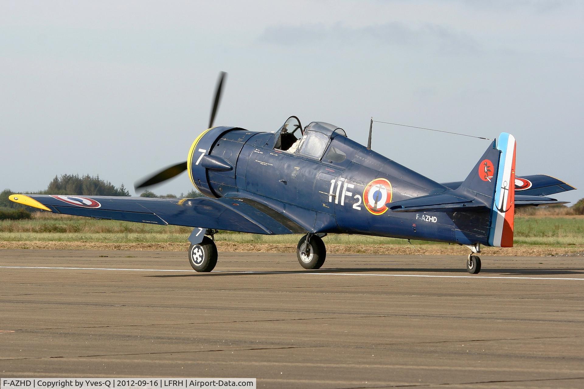 F-AZHD, North American NA-68 C/N SA-30, North American NA-68 (T6), Lann Bihoué Naval Air Base (LFRH-LRT) Open day 2012