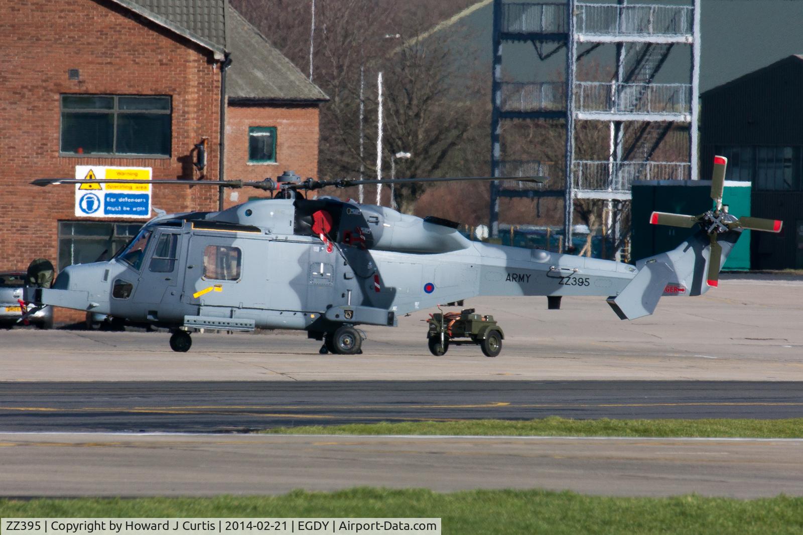 ZZ395, AgustaWestland AW-159 Wildcat AH.1 C/N 493, 652 Squadron AAC.