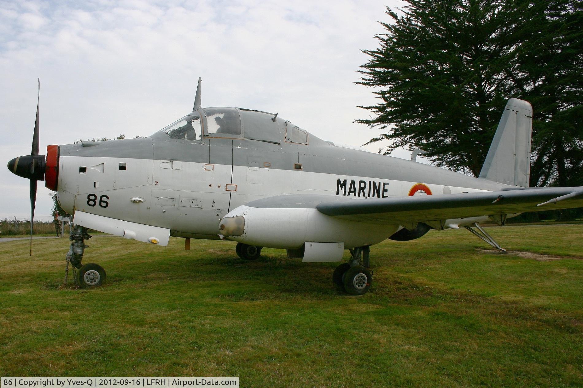 86, Breguet Br.1050 Alize C/N 86, Breguet BR-1050 Alizé, Static display, Lann Bihoué Air Base (LFRH-LRT)