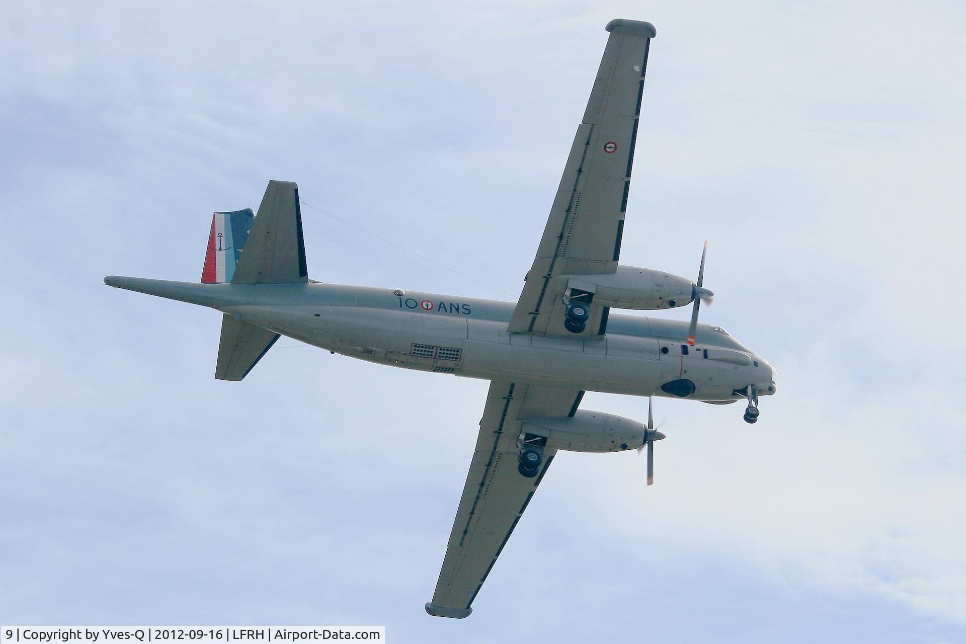 9, Dassault ATL-2 Atlantique 2 C/N 9, French Naval Aviation Dassault-Breguet Atlantique II (ATL2), Solo display, Lann Bihoué Air Base (LFRH-LRT) open day 2012