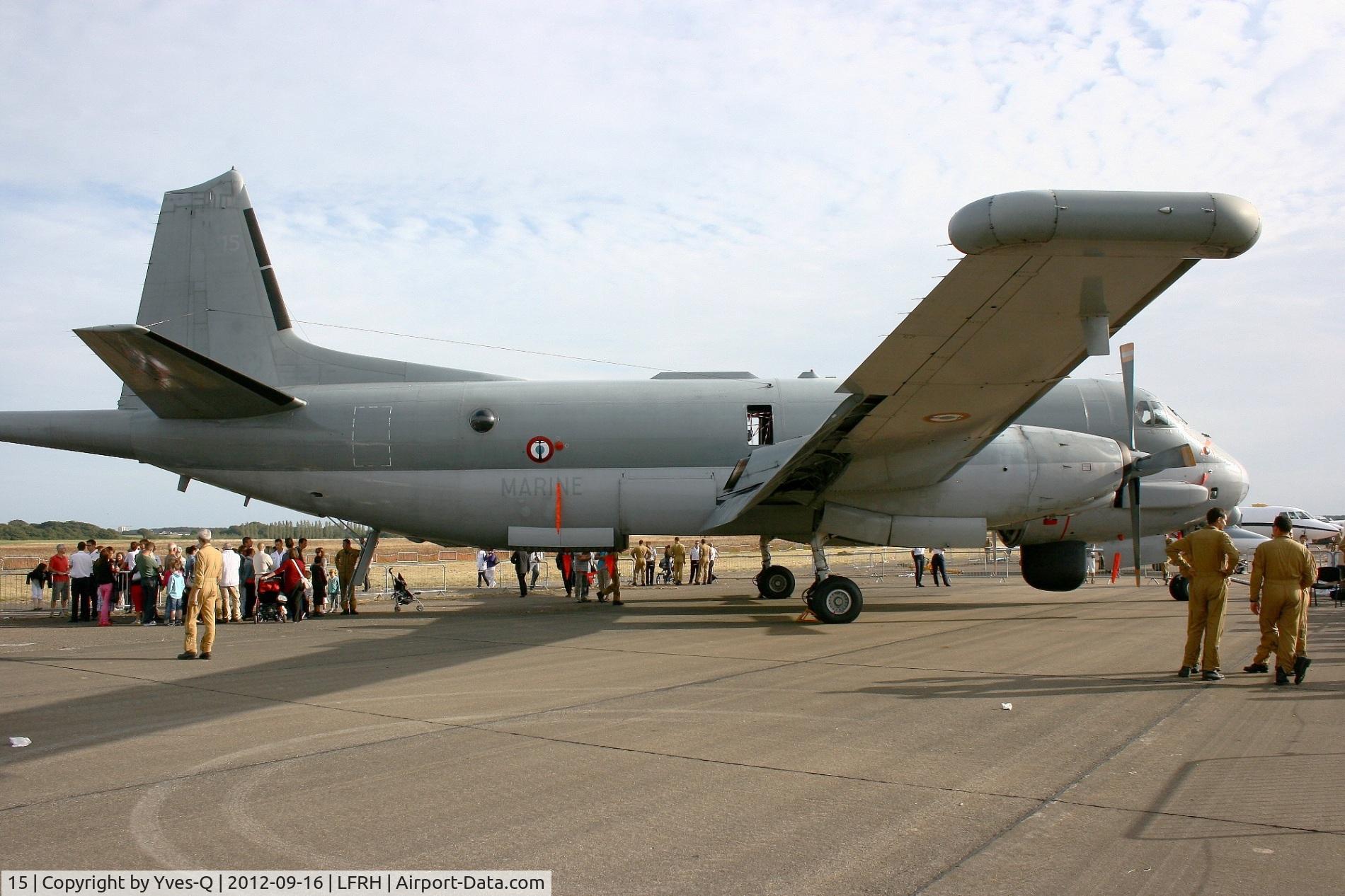 15, Bréguet ATL-2 Atlantique 2 C/N 15, French Naval Aviation Breguet ATL.2 Atlantique NG, Static display, Lann Bihoué Air Base (LFRH-LRT) Open day 2012