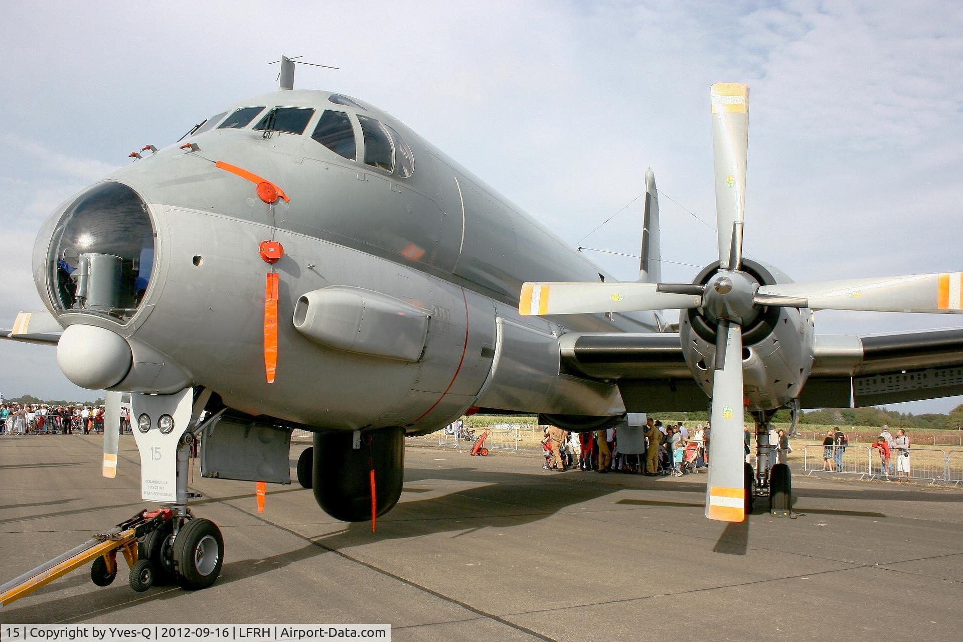 15, Bréguet ATL-2 Atlantique 2 C/N 15, French Naval Aviation Breguet ATL.2 Atlantique NG, Static display, Lann Bihoué Air Base (LFRH-LRT) Open day 2012