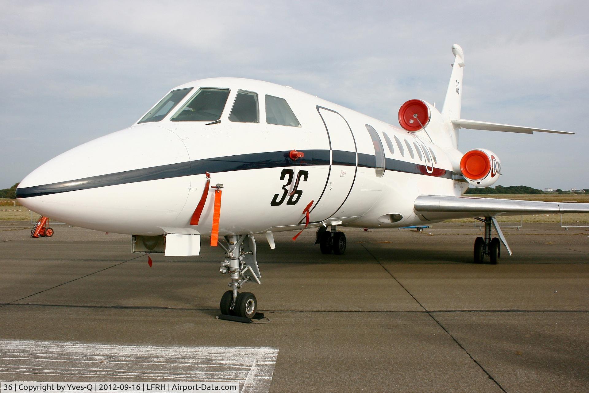 36, 1980 Dassault Falcon 50 C/N 36, French Naval Aviation Dassault Falcon 50 SurMar, Static display, Lann Bihoué Air Base (LFRH-LRT) Open day 2012