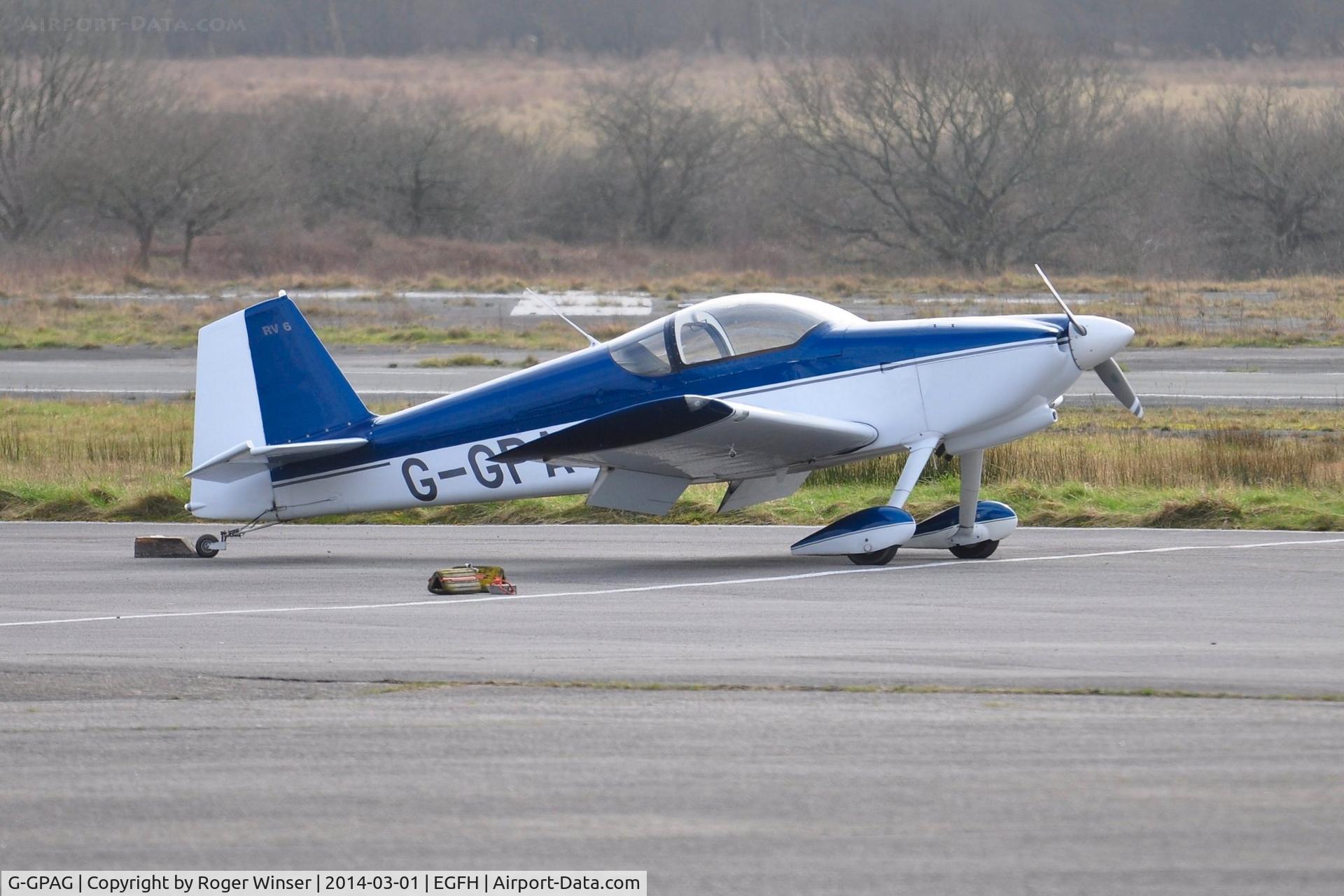 G-GPAG, 2002 Vans RV-6 C/N PFA 181A-13306, Visiting RV-6.