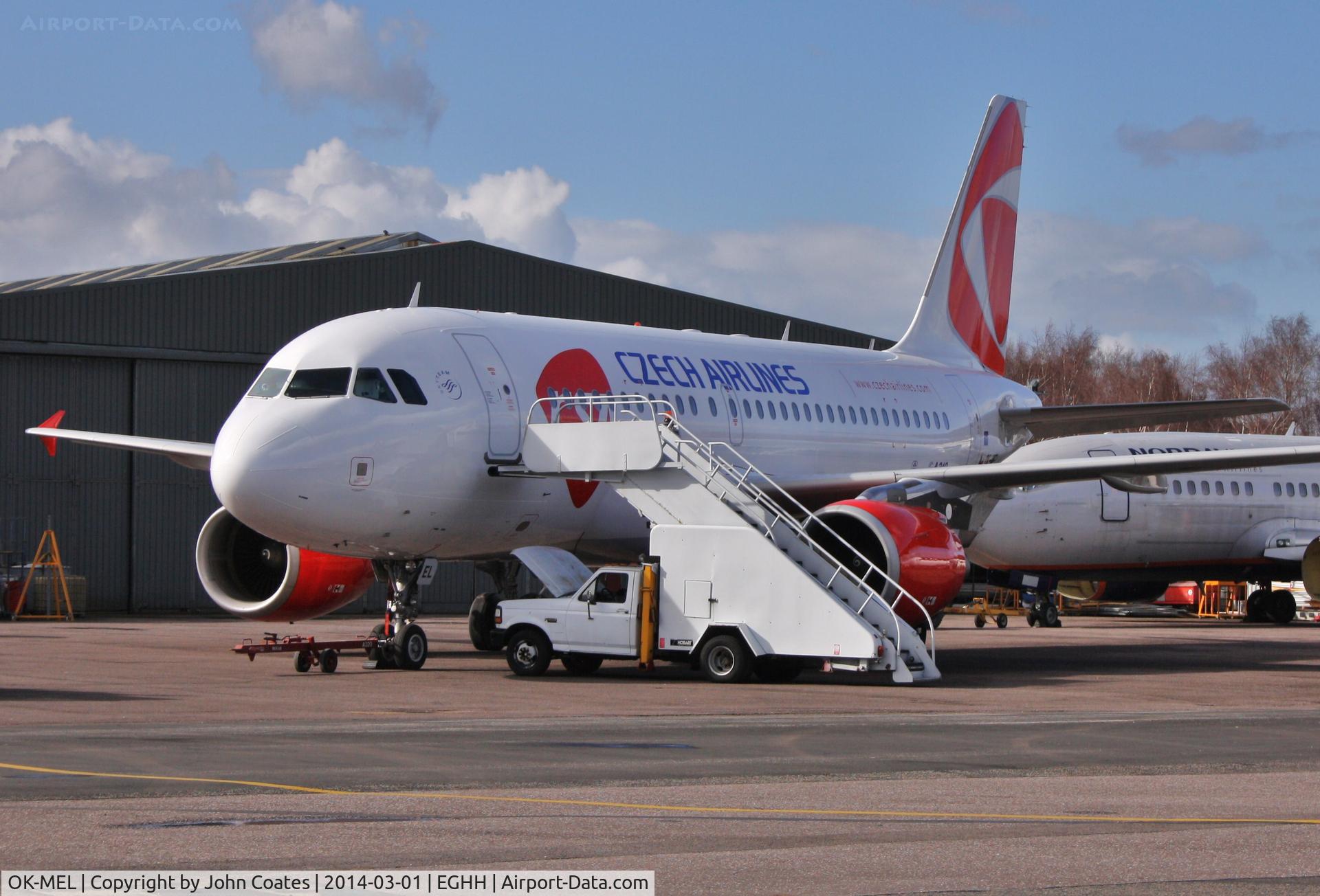OK-MEL, 2007 Airbus A319-112 C/N 3094, Awaiting delivery after paint to latest CSA livery