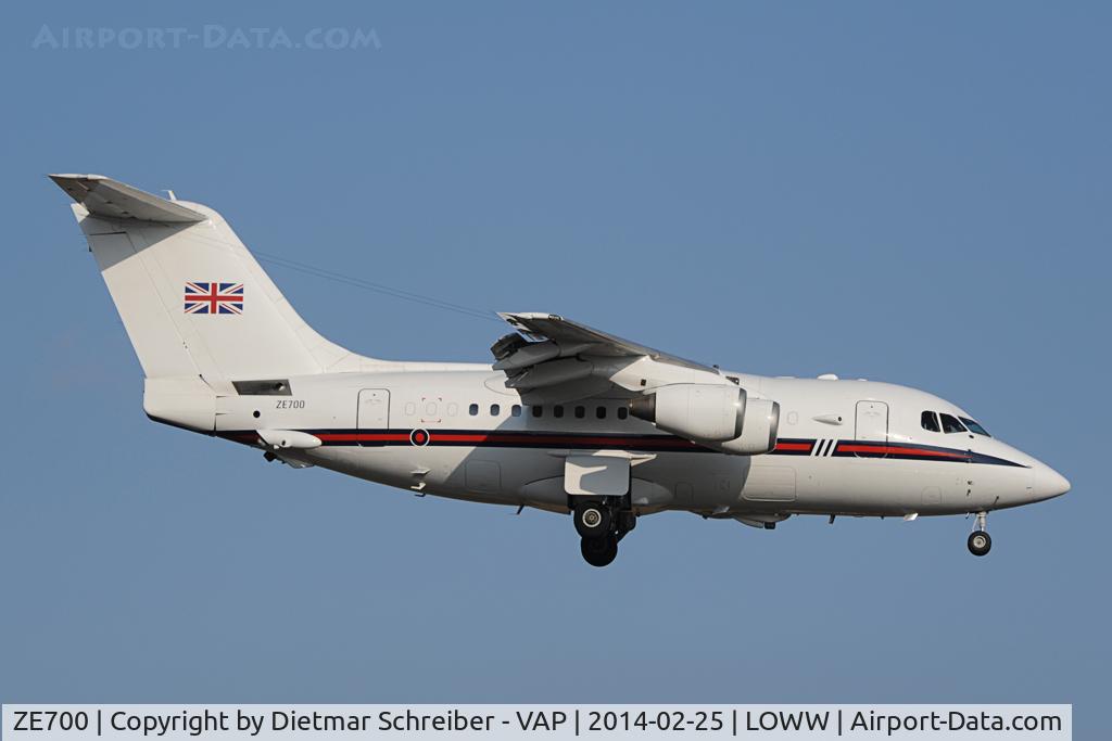 ZE700, 1984 British Aerospace BAe.146-100 CC.2 C/N E1021, RAF Bae 146